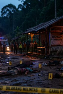 Senja Maut di Benangin I: Lima Nyawa Melayang, Satu Kritis dalam Serangan Brutal