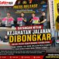 Keterangan Foto:
 Ketika kejahatan berlari, hukum menemukan jejaknya. Kapolres Kutai Barat AKBP Honey Wahyu Wicaksono, S.I.K., bersama jajaran Satreskrim dan Tim URC memperlihatkan barang bukti hasil pengungkapan kasus pencurian dengan kekerasan (begal) yang sempat meresahkan masyarakat. Pengungkapan ini sekaligus menjadi peringatan bahwa narkoba, judi online, dan jalan pintas kriminal kerap berujung pada konsekuensi hukum yang tidak terhindarkan. (Dok. Kawalkaltim.com/Amin)
