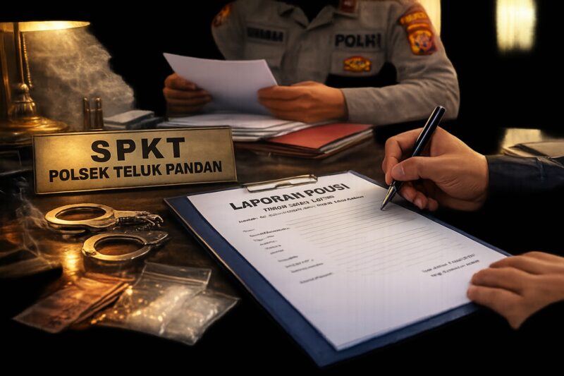 Keterangan Foto :
Ilustrasi proses pelaporan dugaan tindakan saat penangkapan di SPKT Polsek Teluk Pandan, Kutai Timur. Kasus meninggalnya MA usai diamankan aparat kepolisian kini menjadi perhatian publik dan tengah menjalani proses pemeriksaan internal oleh Propam, seiring tuntutan keluarga agar seluruh rangkaian peristiwa diungkap secara transparan sesuai mekanisme hukum yang berlaku. (Ilustrasi: AI/Dok. Kawalkaltim.com)
