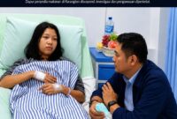 Keterangan Foto:
Kepala Badan Gizi Nasional (BGN), Sudaryono, berbincang dengan salah seorang siswa SMK Negeri 6 Semarang yang menjalani perawatan akibat dugaan keracunan usai mengonsumsi makanan Program Makan Bergizi Gratis (MBG). Kunjungan tersebut dilakukan untuk memastikan kondisi para korban sekaligus menegaskan komitmen BGN menerapkan zero tolerance terhadap pelanggaran keamanan pangan. (Dok. Istimewa/KawalKaltim.com)
