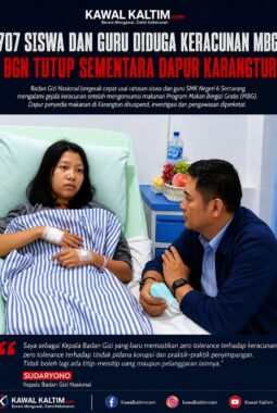 707 Siswa dan Guru Diduga Keracunan MBG, BGN Tutup Sementara Dapur Karangturi: Alarm Keras Pengawasan Program Gizi Nasional