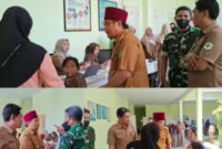 Kolase foto: Camat Sebulu Edy Fahruddin bersama unsur Forkopimcam meninjau langsung para pasien yang diduga mengalami keracunan usai mengonsumsi menu Program Makanan Bergizi Gratis (MBG) di Puskesmas Sebulu 1, Kecamatan Sebulu, Kabupaten Kutai Kartanegara, Senin (3/8). Sebanyak 46 orang, terdiri dari siswa dan petugas pencicip makanan, mendapat penanganan medis, sementara penyebab pasti insiden tersebut masih dalam penyelidikan pihak berwenang. (Dok. Istimewa/Kawalkaltim.com/Masruji)