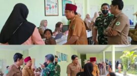 Kolase foto: Camat Sebulu Edy Fahruddin bersama unsur Forkopimcam meninjau langsung para pasien yang diduga mengalami keracunan usai mengonsumsi menu Program Makanan Bergizi Gratis (MBG) di Puskesmas Sebulu 1, Kecamatan Sebulu, Kabupaten Kutai Kartanegara, Senin (3/8). Sebanyak 46 orang, terdiri dari siswa dan petugas pencicip makanan, mendapat penanganan medis, sementara penyebab pasti insiden tersebut masih dalam penyelidikan pihak berwenang. (Dok. Istimewa/Kawalkaltim.com/Masruji)