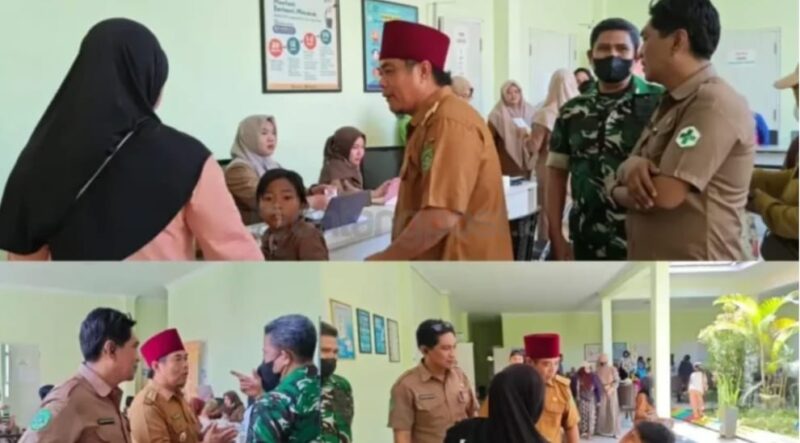 Kolase foto: Camat Sebulu Edy Fahruddin bersama unsur Forkopimcam meninjau langsung para pasien yang diduga mengalami keracunan usai mengonsumsi menu Program Makanan Bergizi Gratis (MBG) di Puskesmas Sebulu 1, Kecamatan Sebulu, Kabupaten Kutai Kartanegara, Senin (3/8). Sebanyak 46 orang, terdiri dari siswa dan petugas pencicip makanan, mendapat penanganan medis, sementara penyebab pasti insiden tersebut masih dalam penyelidikan pihak berwenang. (Dok. Istimewa/Kawalkaltim.com/Masruji)