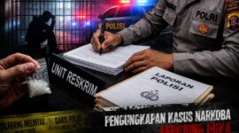Keterangan Foto :
Dokumen laporan kepolisian terkait penanganan kasus dugaan penyalahgunaan narkotika di wilayah Teluk Pandan, Kabupaten Kutai Timur. Polres Kutai Timur saat ini juga melakukan pemeriksaan internal terhadap personel yang terlibat dalam proses penangkapan guna memastikan seluruh tindakan telah sesuai dengan prosedur yang berlaku. (Foto Ilustrasi/Dok. Kawalkaltim.com)
