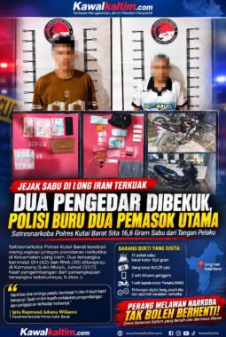 Long Iram Diguncang Pengungkapan Jaringan Sabu, Polisi Sita 16,6 Gram Narkotika dan Buru Dua Buronan