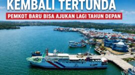 Keterangan Foto:
Kapal penumpang bersandar di Pelabuhan Loktuan, Kota Bontang. Rencana pembukaan rute pelayaran Bontang–Mamuju dipastikan kembali tertunda setelah usulan administrasi terlambat masuk ke pemerintah pusat. Pemerintah Kota Bontang akan mengajukan kembali usulan tersebut pada 2027 guna memperkuat konektivitas transportasi laut dan mendorong pertumbuhan ekonomi antardaerah. (Dok. Istimewa/Kawalkaltim.com)
