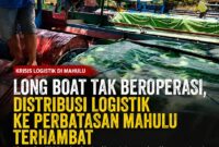 Keterangan Foto:
Aktivitas bongkar muat logistik di dermaga wilayah Mahakam Ulu sebelum didistribusikan ke kawasan perbatasan. Surutnya debit Sungai Mahakam akibat musim kemarau membuat long boat dan speed boat tidak lagi beroperasi di sejumlah titik riam, sehingga distribusi sembako, BBM, obat-obatan, dan kebutuhan pokok menuju Kecamatan Long Pahangai mengalami keterlambatan. (Dok. Istimewa/Kawalkaltim.com/AminYS)
