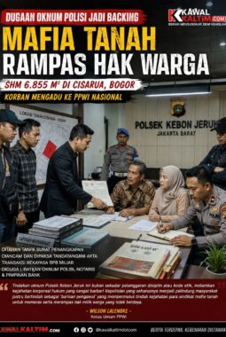 Dugaan Oknum Polisi Jadi Backing Mafia Tanah, Keluarga Pemilik SHM Mengaku Dipaksa Lepas Aset Rp8 Miliar