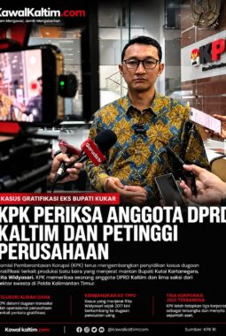 KPK Perluas Jejak Gratifikasi Batu Bara Kukar, Anggota DPRD Kaltim dan Petinggi Perusahaan Diperiksa