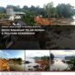 Keterangan Foto 
Foto Istimewa: Kondisi terkini lokasi erosi di bantaran Sungai Mahakam, Kampung Muara Bunyut, Kecamatan Melak, Kabupaten Kutai Barat, Jumat (7/8). Longsoran tebing yang terjadi saat subuh menyebabkan satu unit rumah amblas ke sungai bersama sebuah mobil, serta sedikitnya 20 unit sepeda motor ikut terseret material longsoran. Aparat gabungan masih melakukan evakuasi, pendataan kerugian, dan pemetaan area yang berpotensi mengalami longsor susulan. (Dok. Istimewa/Kawalkaltim.com/AminYS)
