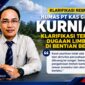 Keterangan Foto:
Humas PT Kalimantan Agro Sukses (KAS) Group, Kurniadi, saat menyampaikan klarifikasi terkait dugaan limbah PKS yang dikaitkan dengan kondisi sungai di wilayah Bentian Besar, Kutai Barat, Jumat (14/8/2026). Kurniadi menegaskan, pihaknya memastikan tidak ada limbah dari aktivitas perusahaan yang dibuang ke sungai dan seluruh proses pengelolaan limbah dilakukan sesuai prosedur serta ketentuan yang berlaku. (Dok. KawalKaltim.com)
