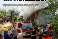 Keterangan Foto: Tim pemadam kebakaran bersama warga dan unsur terkait melakukan penanganan kebakaran di kawasan RT 03, Kampung Sekolaq Oday, Kecamatan Sekolaq Darat, Kutai Barat. Petugas dikerahkan untuk memadamkan api dan mencegah kobaran meluas ke bangunan serta lingkungan di sekitar lokasi. (Dok. Kawalkaltim.com)