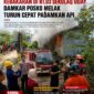 Keterangan Foto: Tim pemadam kebakaran bersama warga dan unsur terkait melakukan penanganan kebakaran di kawasan RT 03, Kampung Sekolaq Oday, Kecamatan Sekolaq Darat, Kutai Barat. Petugas dikerahkan untuk memadamkan api dan mencegah kobaran meluas ke bangunan serta lingkungan di sekitar lokasi. (Dok. Kawalkaltim.com)