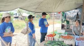 Keterangan Foto :
Anggota DPRD Partai Demokrat Kutai Barat Adrianus & Meni Debora saat berdialog langsung dengan pedagang di Pasar Barong Tongkok, Jumat (21/8/2026). Kunjungan tersebut dilakukan untuk menyerap aspirasi serta mendengarkan berbagai kebutuhan dan keluhan pelaku usaha kecil di pasar. Dok. KawalKaltim.com
